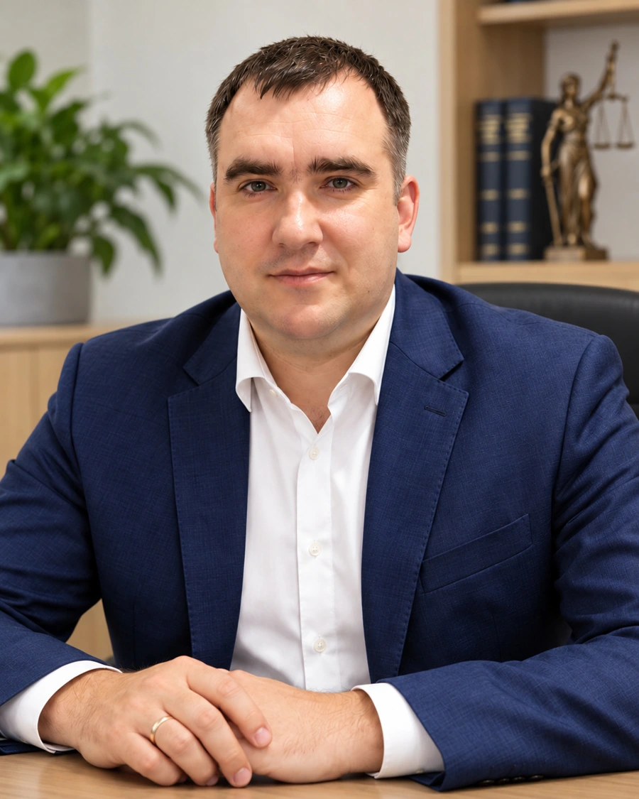 Антон Сергеевич Кирьянов в офисе